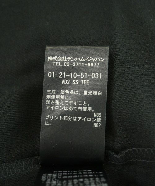 DENHAM（デンハム）Tシャツ・カットソー 黒 サイズ:L メンズ/2200730983026