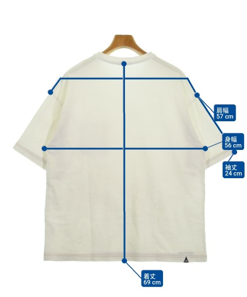 DENHAM（デンハム）Tシャツ・カットソー 白 サイズ:XL メンズ/2200723707035