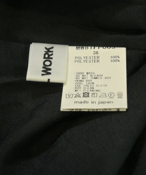 MUVEIL WORK（ミュベールワーク）スラックス 黒 サイズ:38(M位) レディース/2200594576020