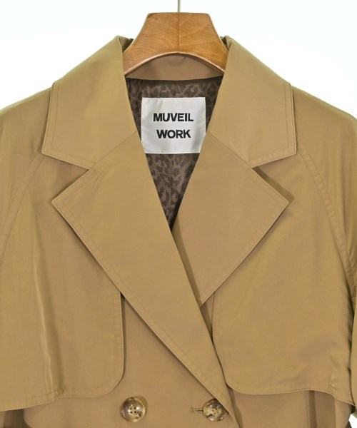 MUVEIL WORK（ミュベールワーク）トレンチコート ベージュ サイズ:36(S位) レディース/2200629837157