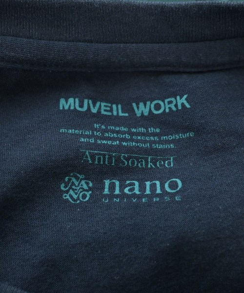 MUVEIL WORK（ミュベールワーク）Tシャツ・カットソー 紺 サイズ:36(S位) レディース/2200641507014