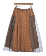 MUVEIL WORK（ミュベールワーク）ロング・マキシ丈スカート 茶 サイズ:36(S位) レディース/2200631903086
