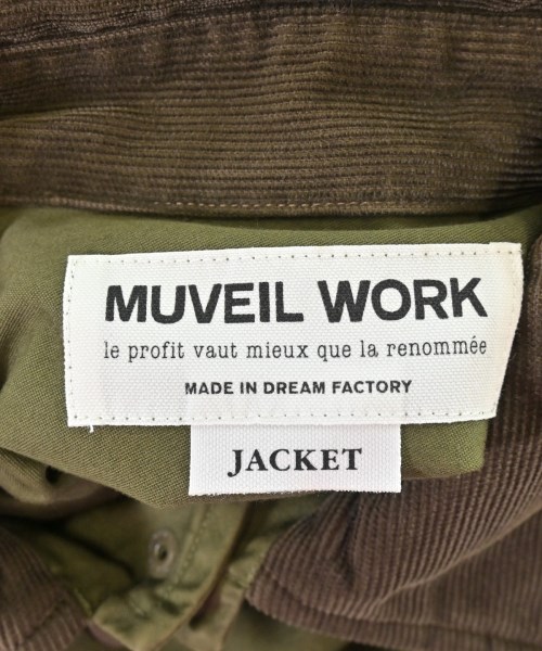 MUVEIL WORK（ミュベールワーク）ミリタリーブルゾン カーキ サイズ:38(M位) レディース/2200613494038