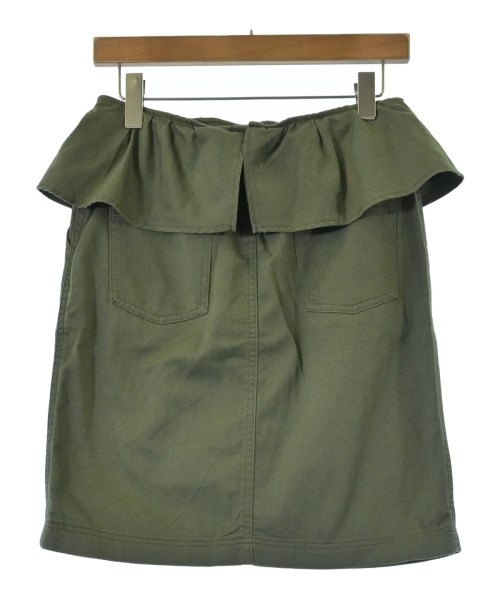 MUVEIL WORK（ミュベールワーク）ひざ丈スカート カーキ サイズ:38(M位) レディース/2200617876083