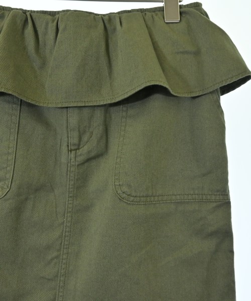 MUVEIL WORK（ミュベールワーク）ひざ丈スカート カーキ サイズ:38(M位) レディース/2200617876083