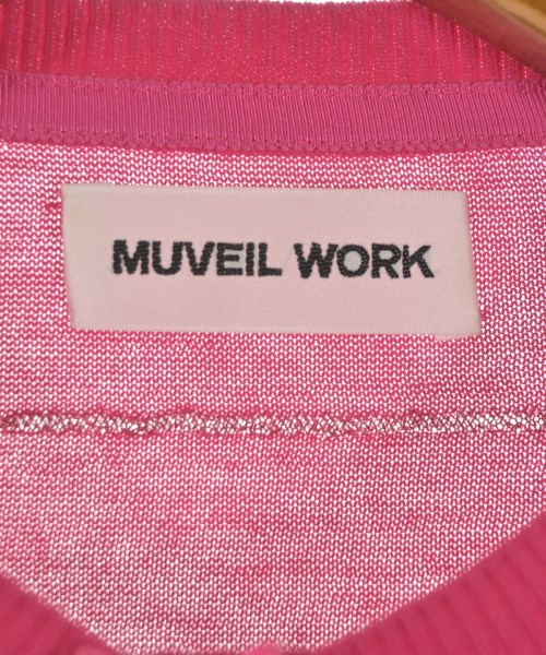 MUVEIL WORK（ミュベールワーク）カーディガン ピンク サイズ:38(M位) レディース/2200669855104
