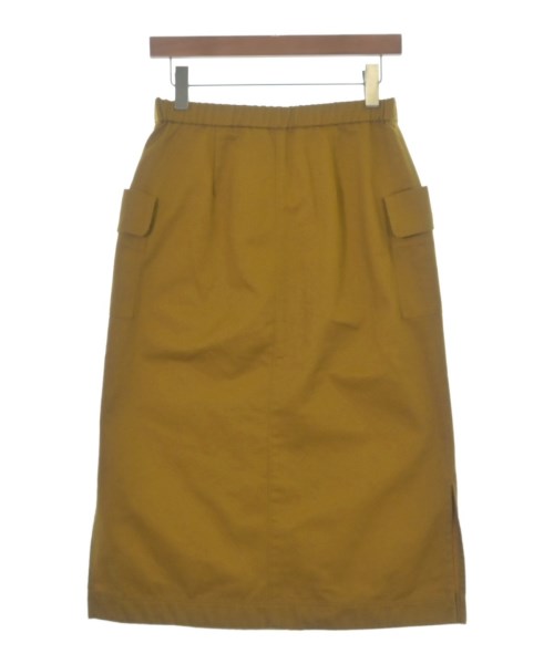 MUVEIL WORK（ミュベールワーク）ロング・マキシ丈スカート 黄 サイズ:38(M位) レディース/2200672663017
