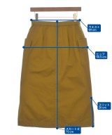 MUVEIL WORK（ミュベールワーク）ロング・マキシ丈スカート 黄 サイズ:38(M位) レディース/2200672663017