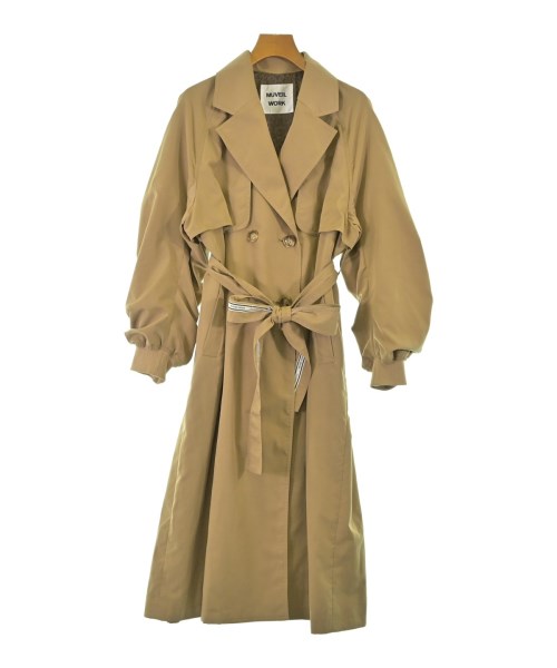 MUVEIL WORK(ミュベールワーク)チェスターコート ベージュ サイズ:36(S位)/2200678609019