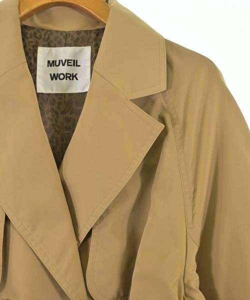 MUVEIL WORK（ミュベールワーク）チェスターコート ベージュ サイズ:36(S位) レディース/2200678609019