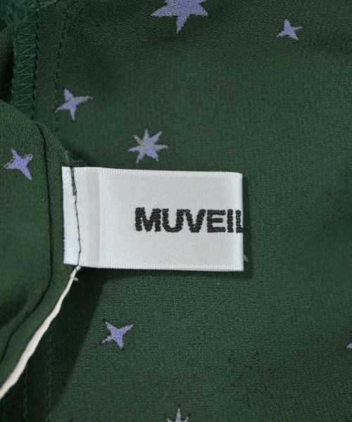 MUVEIL WORK（ミュベールワーク）ブラウス 緑 サイズ:38(M位) レディース/2200697741073