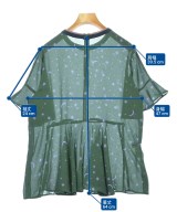 MUVEIL WORK（ミュベールワーク）ブラウス 緑 サイズ:38(M位) レディース/2200697741073