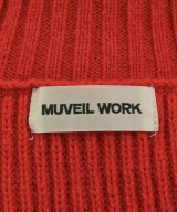 MUVEIL WORK（ミュベールワーク）ニット・セーター 赤 サイズ:38(M位) レディース/2200713593068