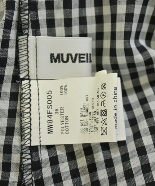 MUVEIL WORK（ミュベールワーク）ロング・マキシ丈スカート 黒 サイズ:36(S位) レディース/2200708342060