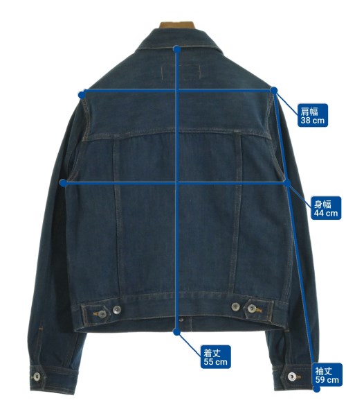 MUVEIL WORK（ミュベールワーク）デニムジャケット 青 サイズ:38(M位) レディース/2200659383044