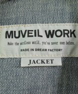MUVEIL WORK（ミュベールワーク）デニムジャケット 青 サイズ:38(M位) レディース/2200659383044