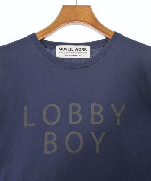 MUVEIL WORK（ミュベールワーク）Tシャツ・カットソー 紺 サイズ:40(M位) レディース/2200673239105