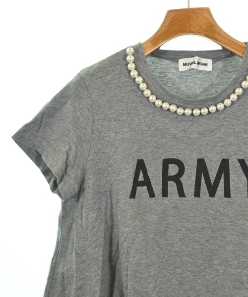 MUVEIL WORK（ミュベールワーク）Tシャツ・カットソー グレー サイズ:38(M位) レディース/2200687052097
