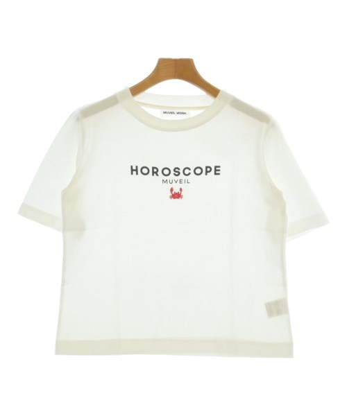 MUVEIL WORK(ミュベールワーク)Tシャツ・カットソー 白 サイズ:36(S位)/2200686974024
