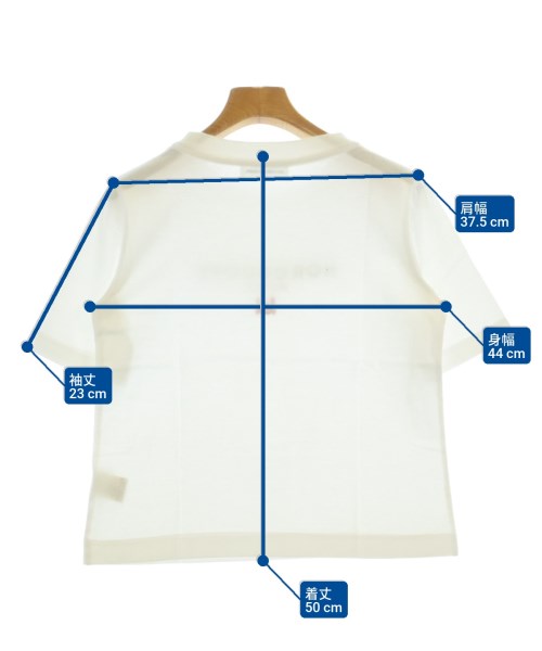 MUVEIL WORK（ミュベールワーク）Tシャツ・カットソー 白 サイズ:36(S位) レディース/2200686974024
