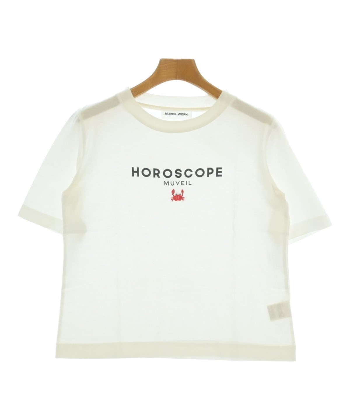 MUVEIL WORK（ミュベールワーク）Tシャツ・カットソー 白 サイズ:36(S