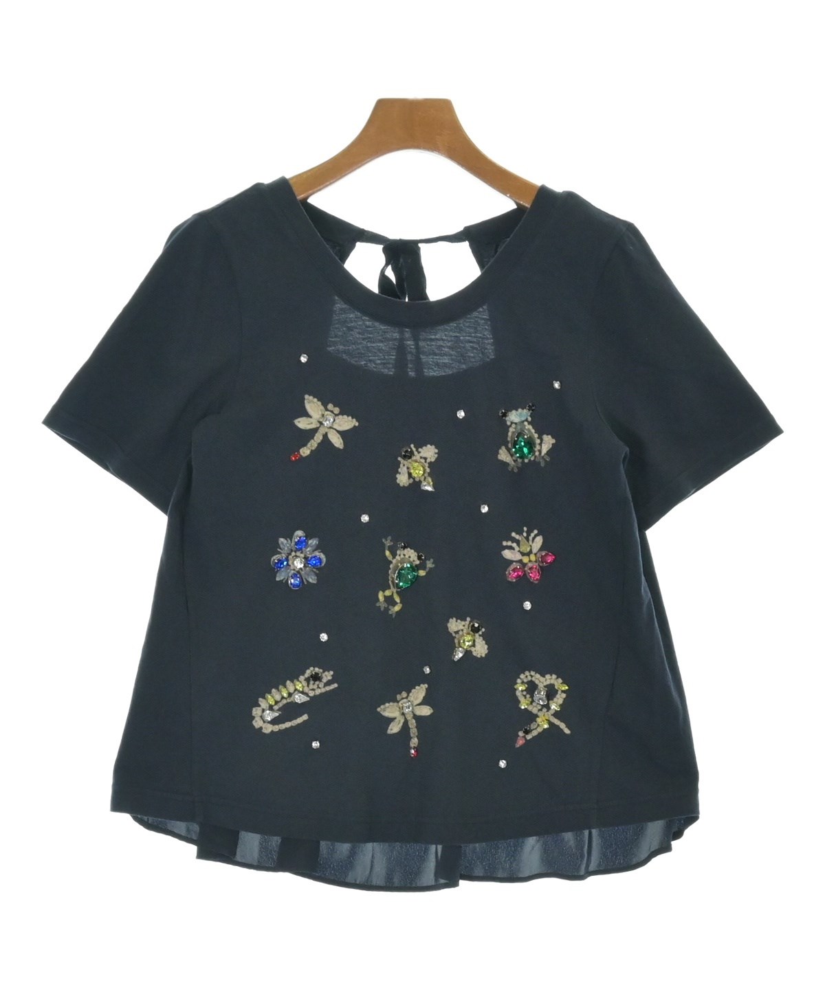 MUVEIL WORK（ミュベールワーク）Tシャツ・カットソー 紺 サイズ:36(S 