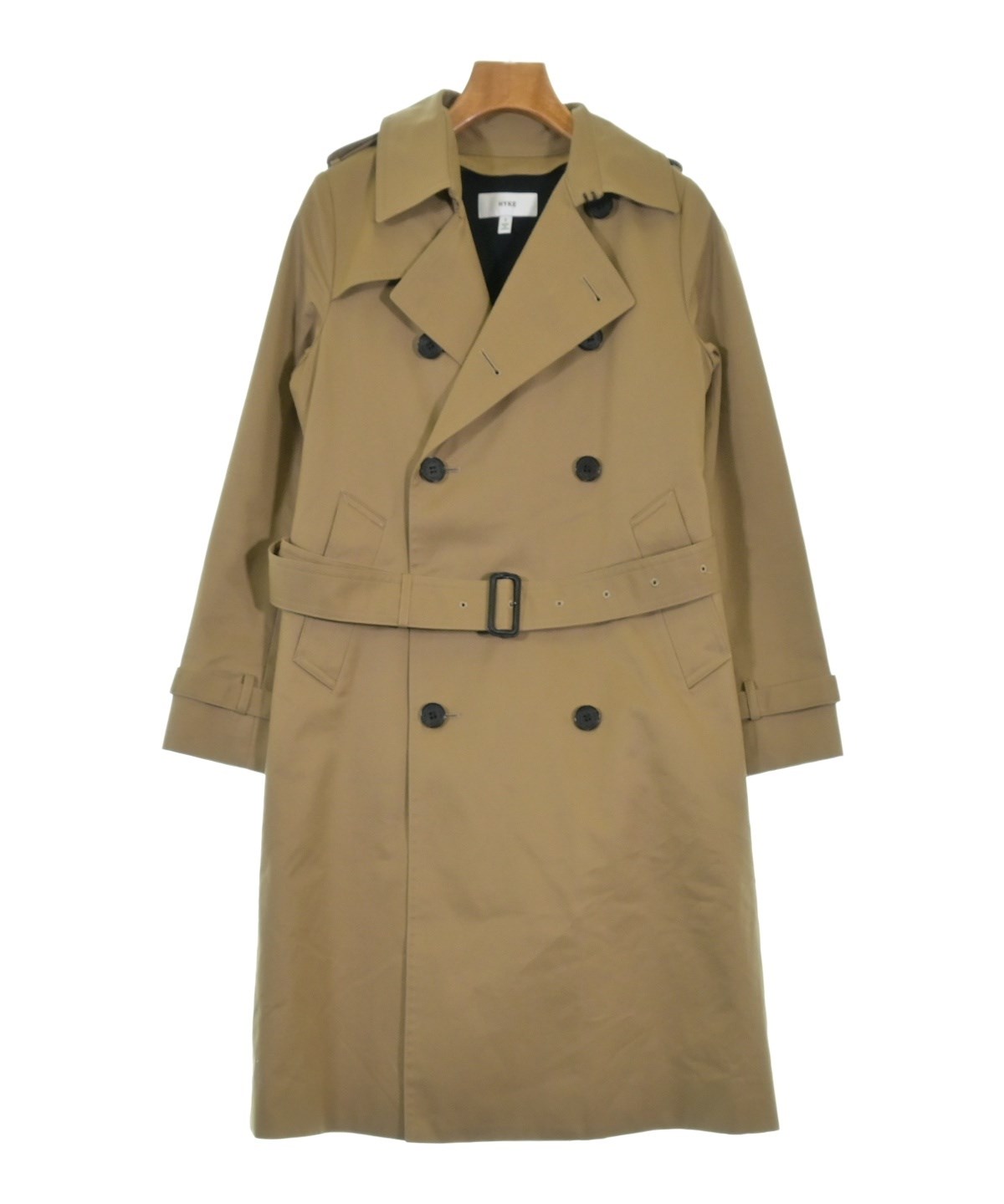 HYKE ベージュ トレンチコート HYKE（ハイク）トレンチコート ベージュ サイズ:1(S位