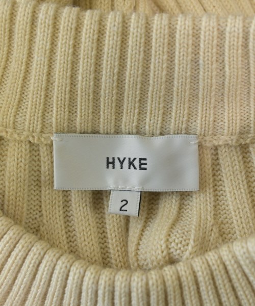 HYKE（ハイク）ニット・セーター 黄 サイズ:2(M位) レディース/2200634754135