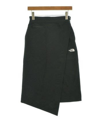 【美品】 ブラック 黒 THE NORTH FACE HYKE ラップスカート HYKE（ハイク）ひざ丈スカート 黒 サイズ:-(S位) レディース