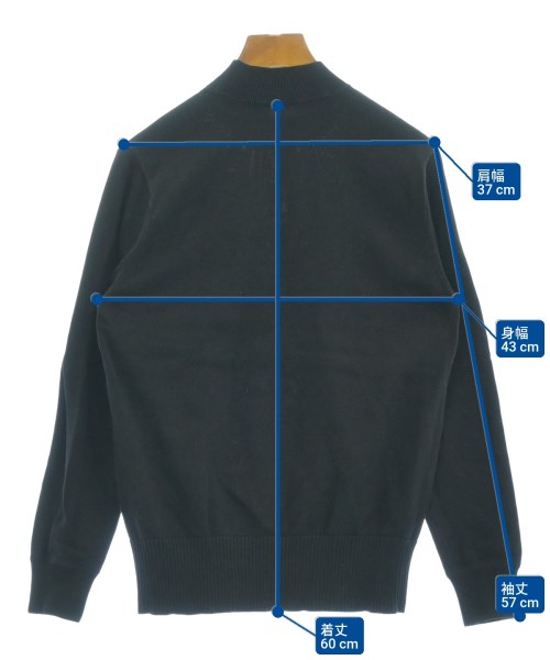 HYKE（ハイク）ニット・セーター 紺 サイズ:1(S位) レディース/2200617444107