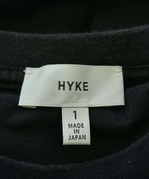 HYKE（ハイク）Tシャツ・カットソー 黒 サイズ:1(S位) レディース/2200622041216