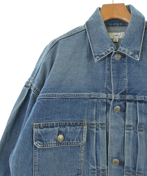 HYKE（ハイク）デニムジャケット 青 サイズ:2(M位) レディース/2200629259195
