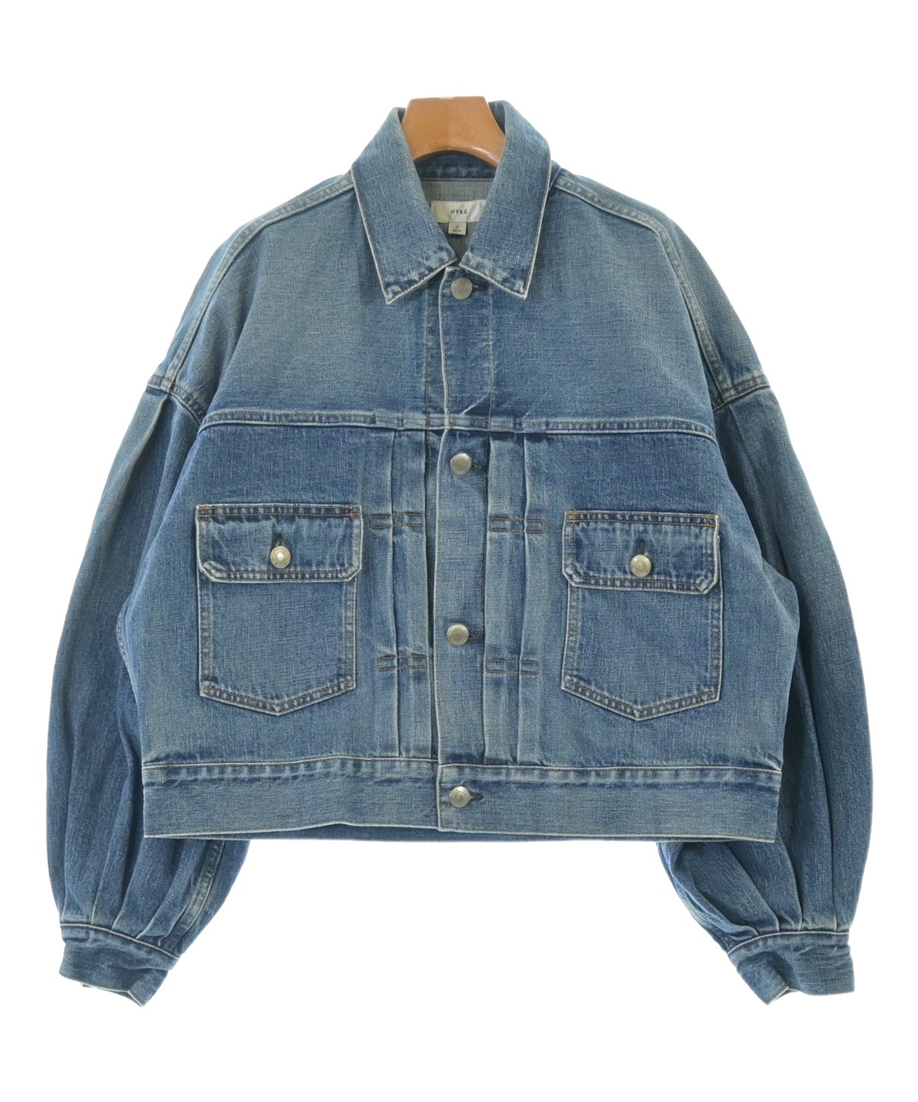 最終値下げ　 HYKE デニムジャケット HYKE（ハイク）デニムジャケット 青 サイズ:2(M位) レディース