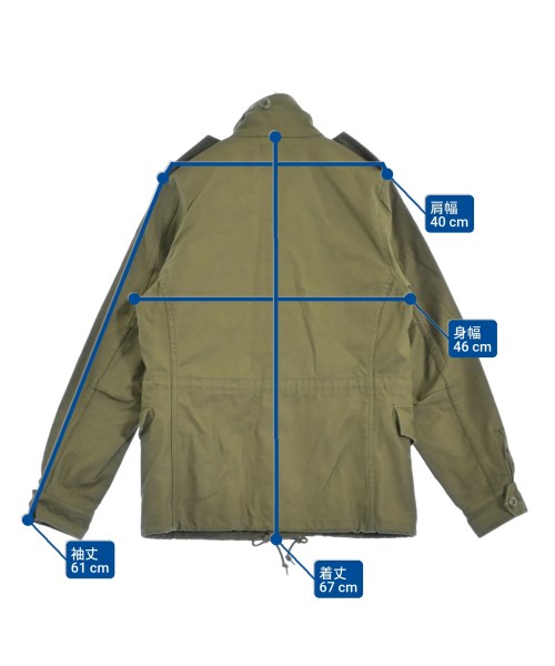 HYKE（ハイク）ミリタリーブルゾン カーキ サイズ:2(M位) レディース/2200635655035