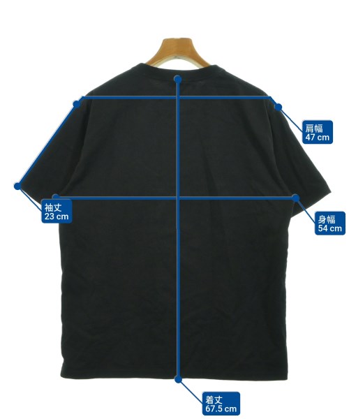 HYKE（ハイク）Tシャツ・カットソー 黒 サイズ:4(XL位) メンズ/2200621778076