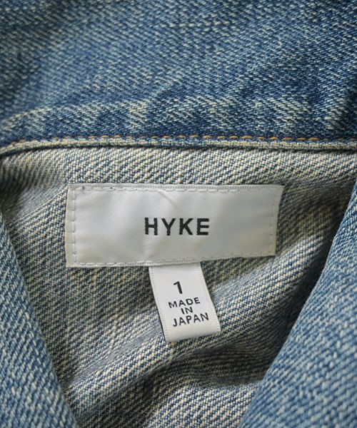 HYKE（ハイク）デニムジャケット 青 サイズ:1(S位) メンズ/2200635146069