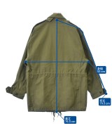 HYKE（ハイク）ミリタリーブルゾン カーキ サイズ:S レディース/2200619919085