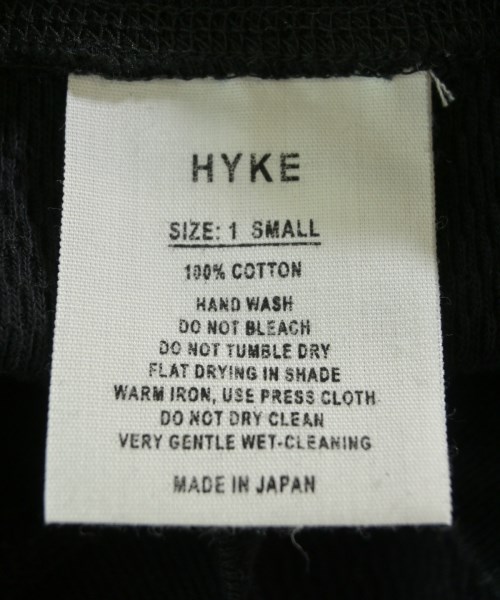HYKE（ハイク）Tシャツ・カットソー 黒 サイズ:1(S位) レディース/2200637263023
