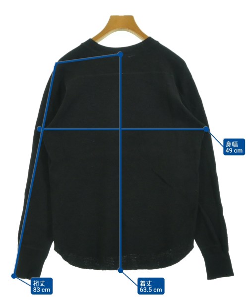 HYKE（ハイク）Tシャツ・カットソー 黒 サイズ:1(S位) レディース/2200637263023