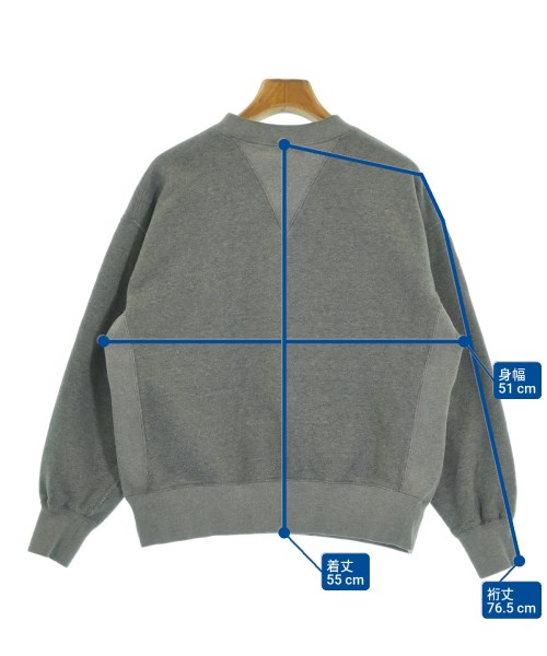 HYKE（ハイク）スウェット グレー サイズ:2(M位) レディース/2200637452021