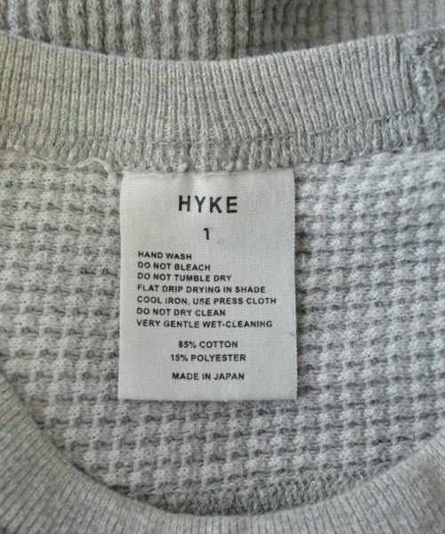 HYKE（ハイク）Tシャツ・カットソー グレー サイズ:1(S位) レディース/2200638743012