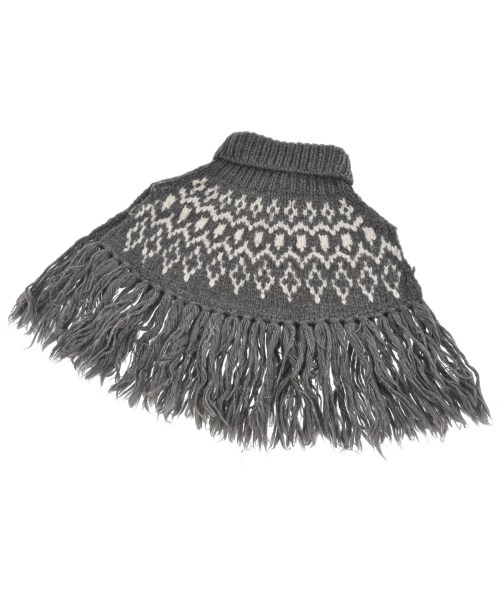 HYKE（ハイク）マフラー グレー サイズ:- レディース/2200623925058