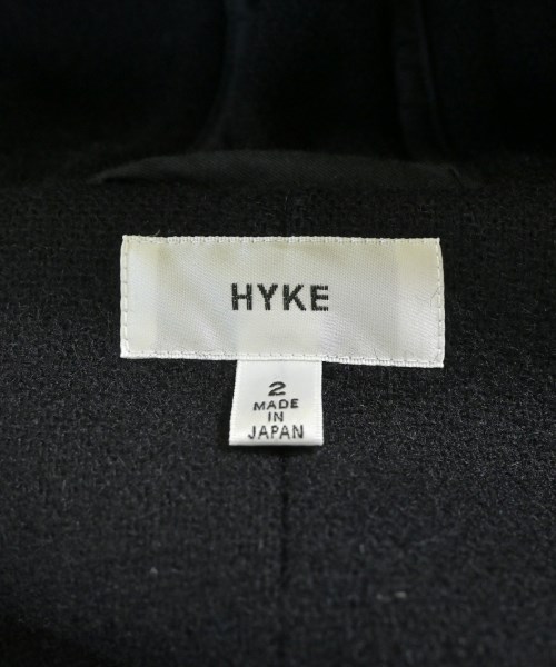 HYKE（ハイク）ダッフルコート 黒 サイズ:2(M位) レディース/2200624592037
