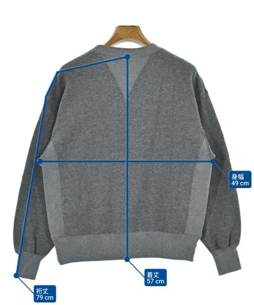 HYKE（ハイク）スウェット グレー サイズ:1(S位) レディース/2200604138057