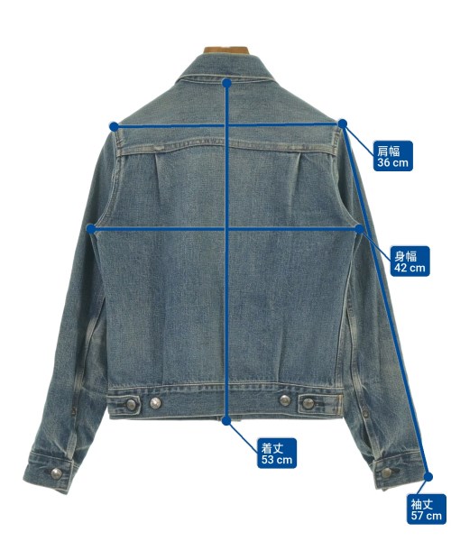 HYKE（ハイク）デニムジャケット 青 サイズ:1(S位) レディース/2200626789039