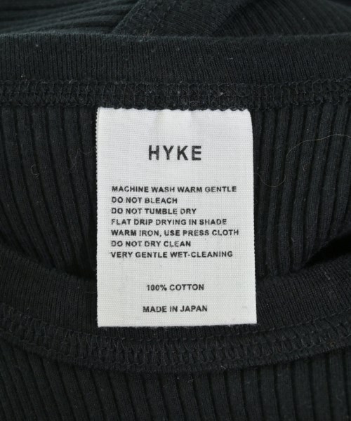 HYKE（ハイク）タンクトップ 黒 サイズ:-(XS位) レディース/2200639441092