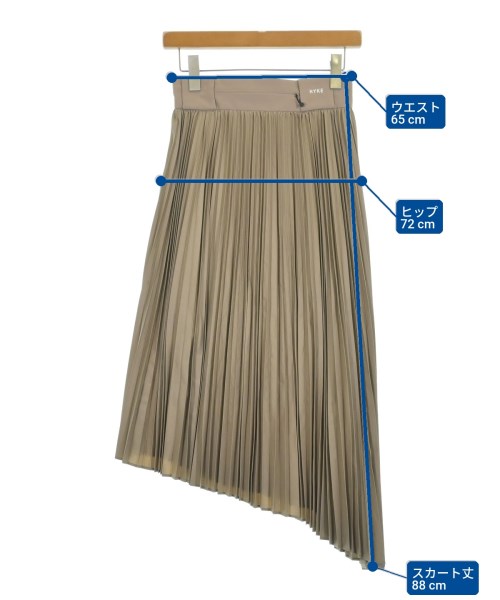 HYKE（ハイク）ロング・マキシ丈スカート ベージュ サイズ:S レディース/2200628845054