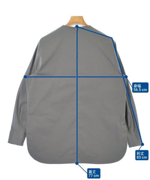 HYKE（ハイク）カジュアルシャツ グレー サイズ:1(S位) レディース/2200636067059