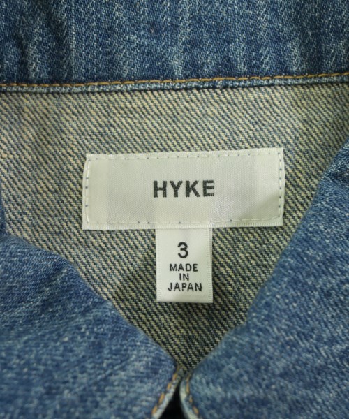 HYKE（ハイク）デニムジャケット 青 サイズ:3(L位) レディース/2200628537010
