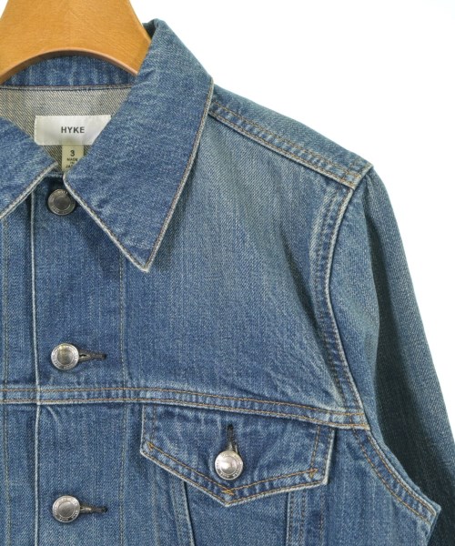 HYKE（ハイク）デニムジャケット 青 サイズ:3(L位) レディース/2200628537010
